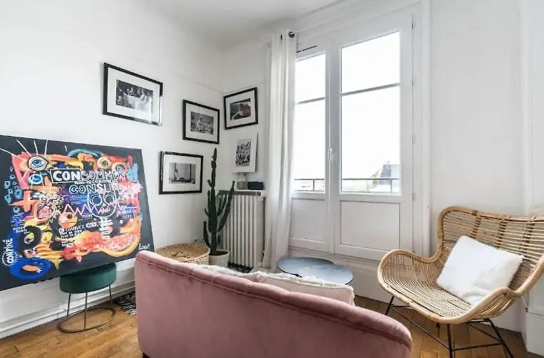 Le Nid Parisien - Chic - Vue Tour Eiffel Apartment France